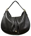 Burberry Malika Black Pebbled Leather Large Hobo 3201062