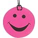 TravelPro 16007SM17 Smiley Face Luggage Tag - Neon Pink