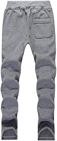 OS Men's Casual Pure Color Outdoor Sport Long Pants Trousers3XL Grey