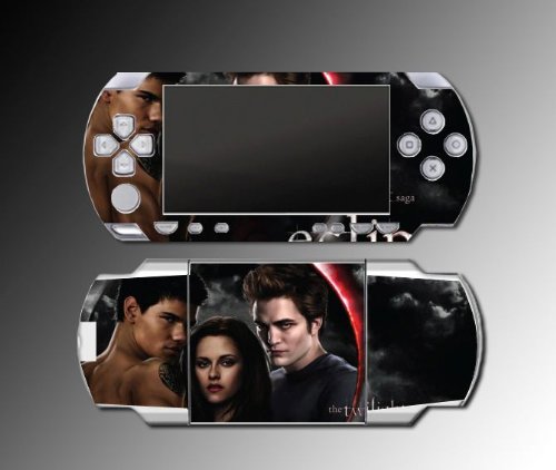 Twilight Saga New Moon Eclipse Edward Cullen Robert Pattinson Jacob Black Taylor Lautner Vampire Werewolf Vinyl Decal Cover Skin Protector #7 for Sony PSP 1000 Playstation Portable