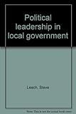 Political leadership in local government