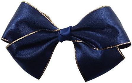 Victoria Cat Girls/ Ladies Navy Blue Party School Ponytail Hair Dress Bow Pin/ Clip/ Barrette Accessory