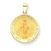 18k Miraculous Medal Pendant