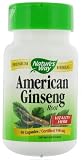 Nature's Way American Ginseng Root -- 50 Capsules