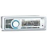 BOSS AUDIO MR752UAB Marine Single-DIN CD/MP3 Player Receiver, Bluetooth, Detachable Front Panel, Wireless Remote