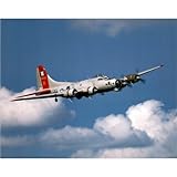 B-17 (In Air) Art Poster Print - 16x20