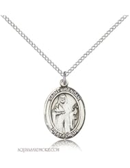 St. Brendan the Navigator Medium Sterling Silver Medal