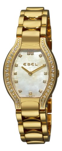 Ebel Beluga Tonneau Ladies Yellow Gold Diamond Watch 8956P28/991050