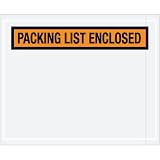 BOXPQ12 - 4-1/2 x 5-1/2 Packing List Enclosed Envelopes (1000/case)