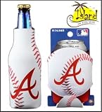 (2) ATLANTA BRAVES MLB BASEBALL CAN & BOTTLE KOOZIE