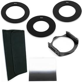 49mm 52mm 58mm Adapter Rings +Graduated ND8 Filter+Holder+6 Pocket Pouch for Cokin P