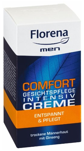 Florena Men Intensiv Creme Comfort mit Lichtschutzfaktor, 50 ml