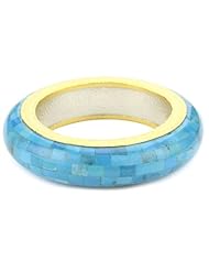 GURHAN "Bella" High Karat Gold Limited Edition Turquoise Bangle Bracelet