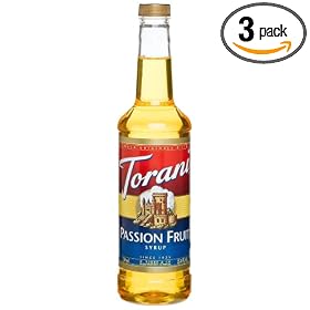 Torani Syrup, Passion Fruit,  25.4-Ounce Bottles (Pack of 3)