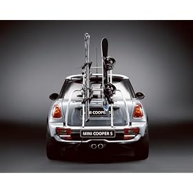 MINI Cooper Ski/Snowboard Holder for Rear Carrier 2007, 2008, 2009 thumbnail
