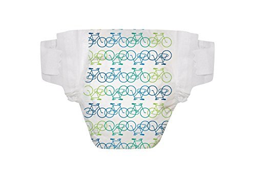 The Honest Company Diapers Size 4- Bicycle Print- 29 Count