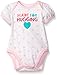 The Children's Place Baby Girls' Short Sleeve Bodysuit, Dad Hugs White 59822, 0-3 Months