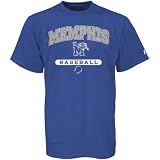 Russell Memphis Tigers Royal Blue Baseball T-shirt
