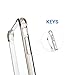 Emixc iPhone 7 Case, Crystal Clear Back Cover [Shock Absorption/Drop Protection] Air Cushions Hard Plastic PC+TPU Protective Case for iPhone 7(4.7inch)(2016) (Transparent Black)