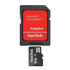 SanDisk 8GB microSD Card with Adapter
