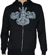 ZAO - Zeus - Black Zip Up Hoodie