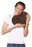 The Happy Company Heart Soothing Body Pillow, Chocolate