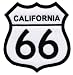 Route 66 California Embroidered Patch Iron-On Highway Road Sign Biker Emblem