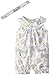 Calvin Klein Baby-Girls Newborn Printed Romper with Eyelet Trim