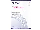 Epson S041068 A3 photo quality inkjet paper for use with Stylus, Pro, Color and Photo machines, PACK of 100 sheets