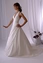 Brautkleid Neckholder Träger, A-Linie