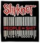 Slipknot Bar Code Rock Music Band Embroidered Iron on Patch