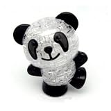 Black Panda Bear 3D Crystal Jigsaw Puzzle [with light]