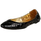 ALL BLACK Women's Diamond Quilt Ballet Flat