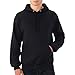 Fruit of the Loom Best Collection™ Men's Fleece Pullover Hood XXX-Large BLACK/CHARCOAL HEATHER