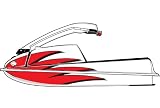 Exotic Signs Kawasaki Jet Ski 550, 550SX, 440, 400 Splash Graphic Kit - EK0007K550