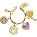 Coach Daphne Medallion Heart Charm Bracelet