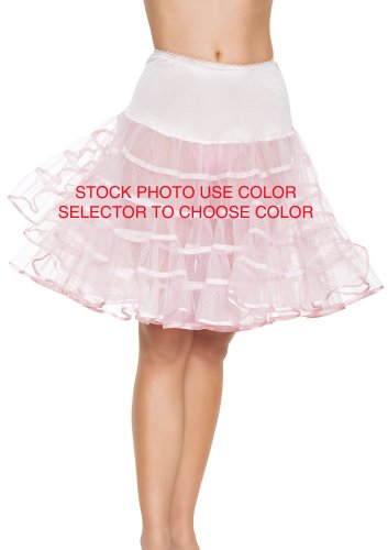 Crinoline Petticoat Knee Length 1950s Style Crinoline Slip 83043