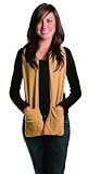 The Happy Company Microwavable and Machine Washable Warming Scarf, Black
