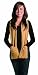 The Happy Company Microwavable and Machine Washable Warming Scarf, Black