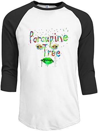 Men Porcupine Tree Band Album In Absentia Vintage 3/4 Sleeve Raglan Tee Shirts