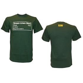 World Of Warcraft Green Linen T-shirt - Green - Large