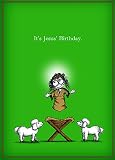 It's Jesus' Birthday by Bald Guy Greetings, 8 cards per box (Pack of 2)