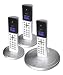 Electronics : iDect X1 Triple Digital Cordless Telephone - Silver