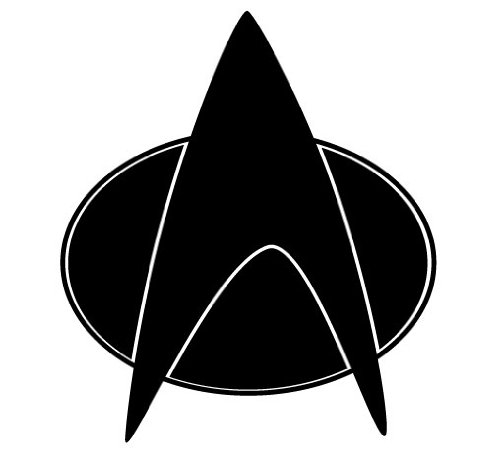 StarTrek Communicator Badge Decal Sticker