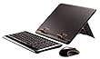 Logitech Notebook Kit MK605 Halterung, Tastatur und Maus schnurlos (deutsches Tastaturlayout, QWERTZ)