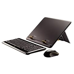 Logitech Notebook Kit MK605 Halterung, Tastatur und Maus schnurlos (deutsches Tastaturlayout, QWERTZ)