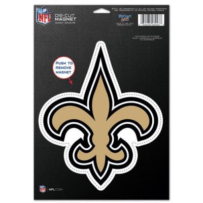 NEW ORLEANS SAINTS OFFICIAL LOGO 6X9 DIE CUT MAGNET