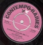 TO KNOW HIM IS TO LOVE HIM/ BIRDS AND THE BEES 7 INCH (7" VINYL 45) UK CONTEMPORARIES 1974