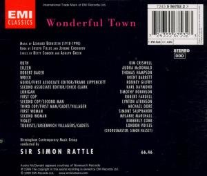 Bernstein - Wonderful Town / Simon Rattle (1999 Studio Cast) under The Classical Store