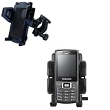 Bike Handlebar Holder Mount System for the Samsung C5212 - Gomadic Brand